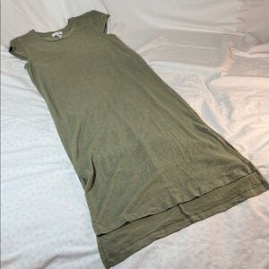 Jessica Simpson Olive Green Tee Shirt Dress